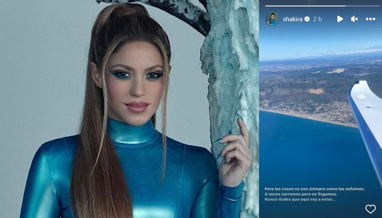 Shakira Dijo Adiós A Barcelona Por La Ventanilla Del Avión Zona Cero